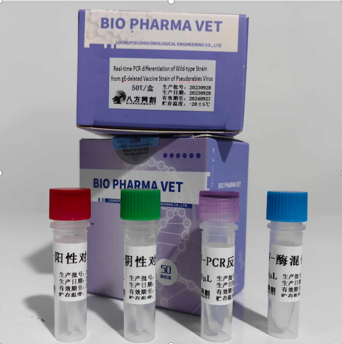 Wild-type Strain and gE-deleted Vaccine Strain of Pseudorabies Virus Detection Kit